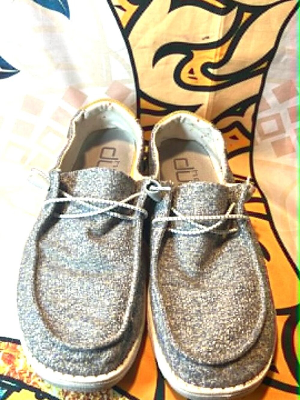 Hey Dude Wendy Women’s Size 9 • Light Gray Slip‑On Comfort Shoes - Picture 1 of 7